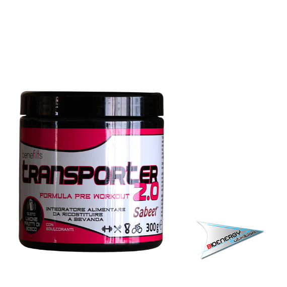 Benefits - Fitness Experience-TRANSPORTER 2.0 - Gusto Limone e Frutti di Bosco (Conf. 300 gr)     